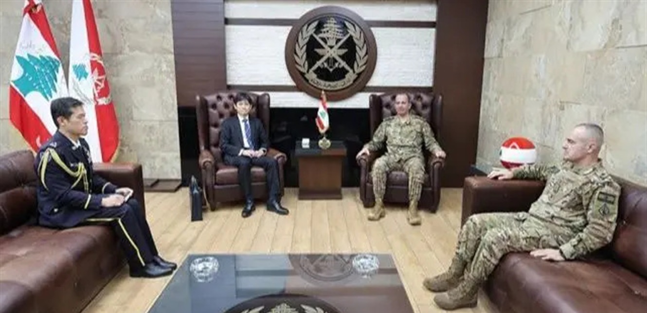 هيكل التقي السفير الياباني والنائبين الخير وحبشي