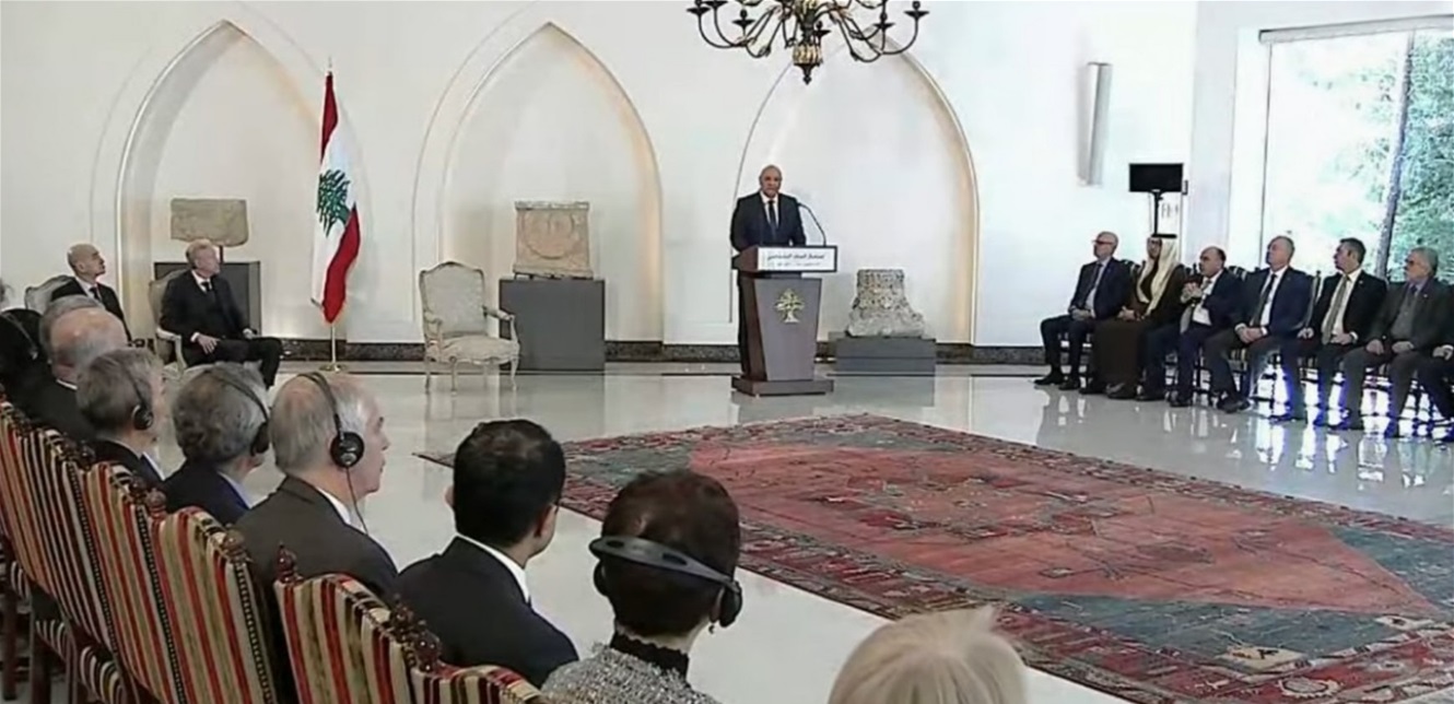 إتصالات لاحياء الميكانيزم وعون يجدد التزام إستكمال خطة حصر ‏السلاح بيد الجيش وحده 