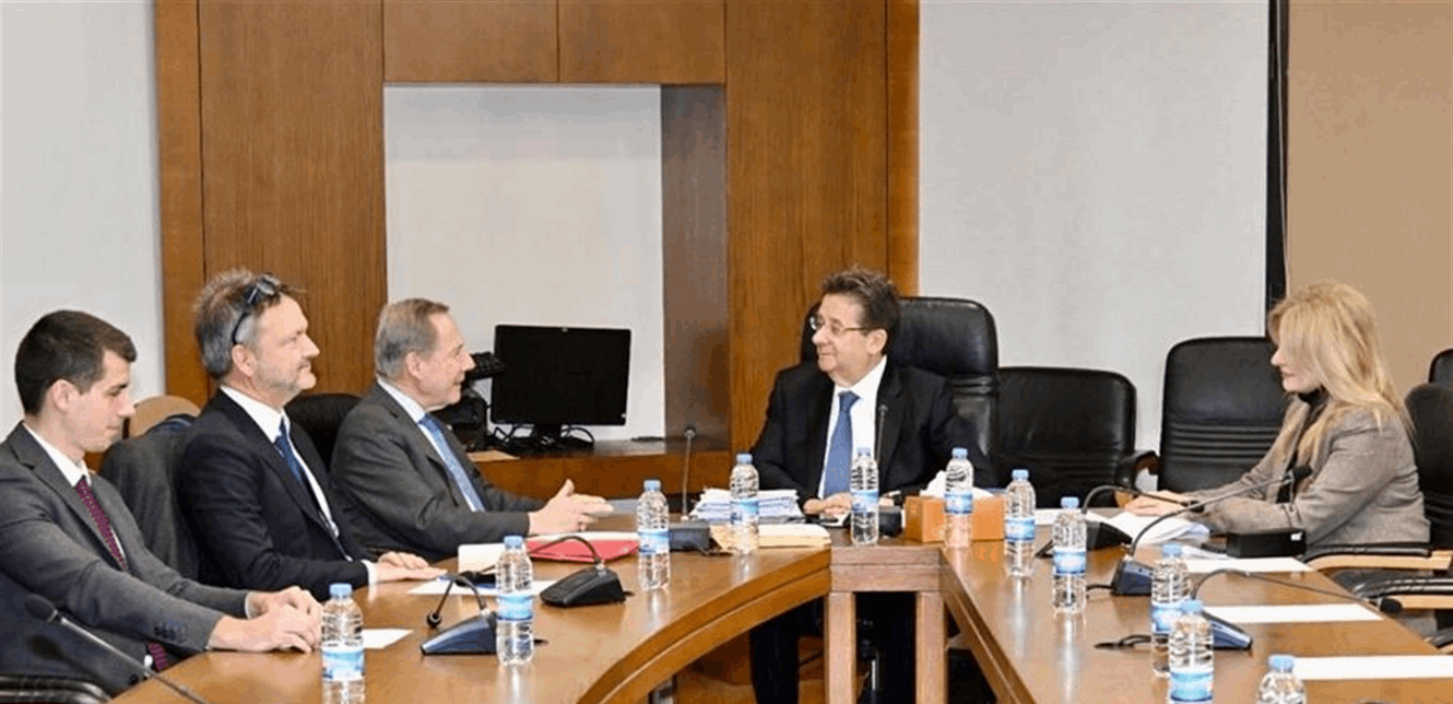 كنعان التقى الموفد الرئاسي الفرنسي وناقش الإصلاح المالي ودعم المودعين