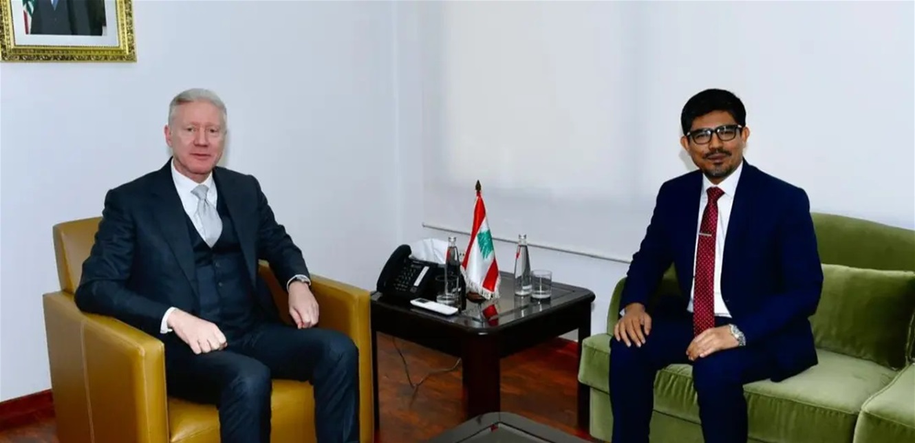 رجي يبحث العلاقات مع سفيري الهند وروسيا: دعوة لزيارة نيودلهي ومطالبة بالضغط على إسرائيل