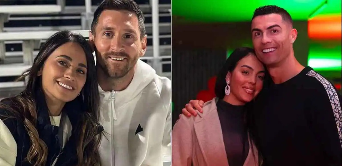 على الرغم من توتر العلاقة بين ميسي ورونالدو.. جورجينا وأنتونيلا يتبادلان المجاملات! (صور)