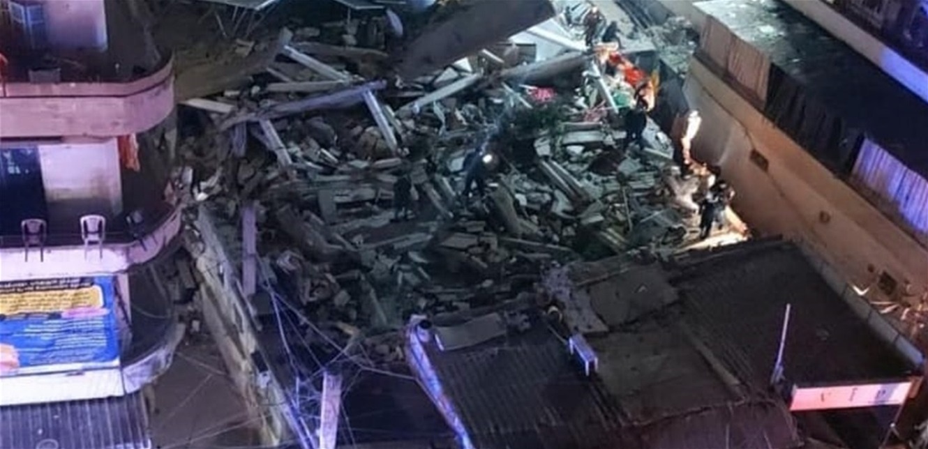 توقيف شخص بعد انهيار مبنى طرابلس.. ما قصته؟