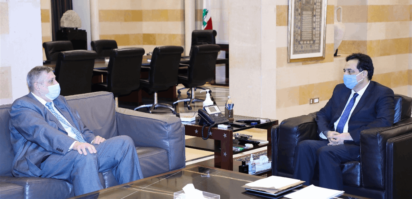 دياب بحث مع كومار جاه وكوبيتش في مساعدة لبنان لمواجهة "كورونا" 