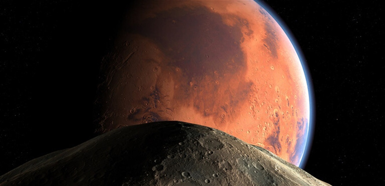 NASA spacecraft observes a solar eclipse from the surface of the Red Planet (video)
