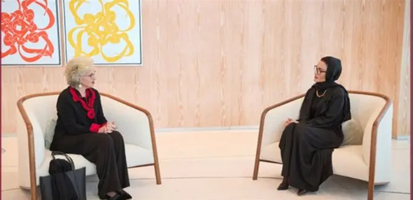 التعليم والتكنولوجيا محور لقاء وزيرة التربية والشيخة موزا