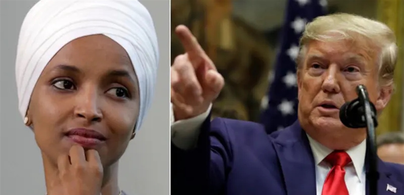 ترامب: للتحقيق مع النائبة إلهان عمر على خلفية ثروتها المالية