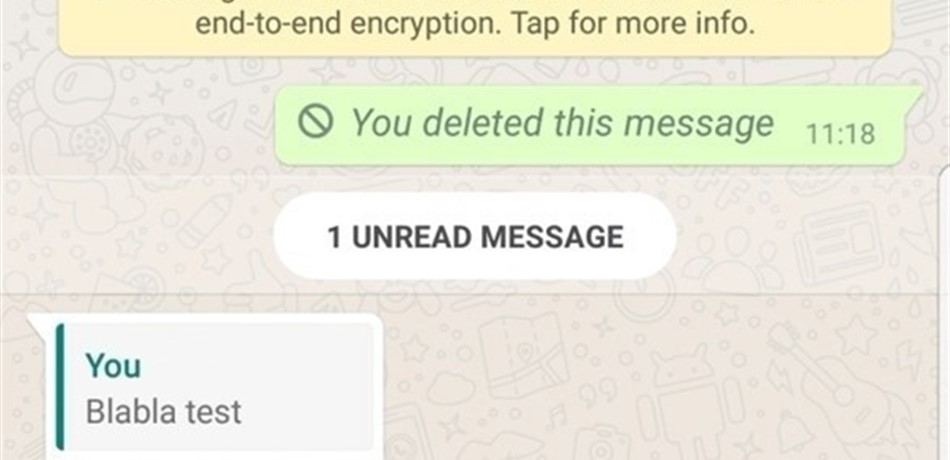 كيف احذف رسالة الواتس بعد ارسالها كيف احذف رسالة الواتس بعد ارسالها