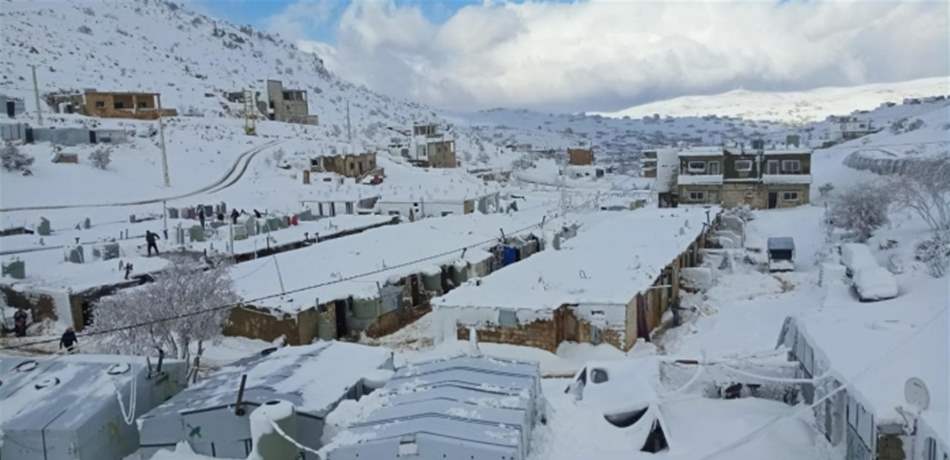 لبنان يرتدي ثوبه الأبيض في نيسان وهذه سماكة الثلوج فيديو