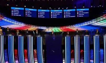 قرعة &quot;اليورو&quot;... مجموعة متوازنة للمستضيف وأخرى قاسية على حامل اللقب