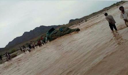 في اليمن... سيول وفيضانات وانهيارات أرضية 