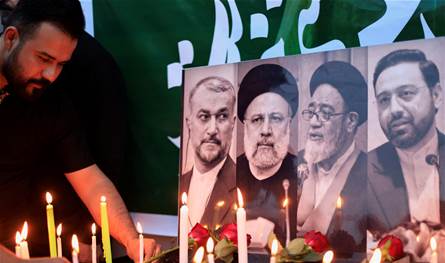 وصول جثمان الرئيس الإيراني الراحل ابراهيم رئيسي إلى طهران (فيديو)