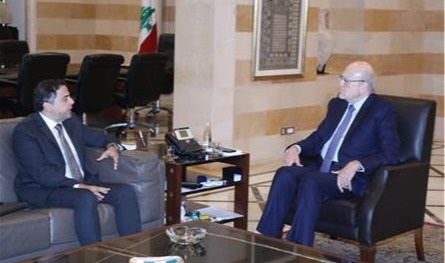 ‏ميقاتي التقى منصوري.. وبحث في الأوضاع المالية والنقدية