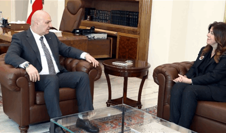 المدير العام لقوى الأمن استقبل السفيرين البريطاني والمجري