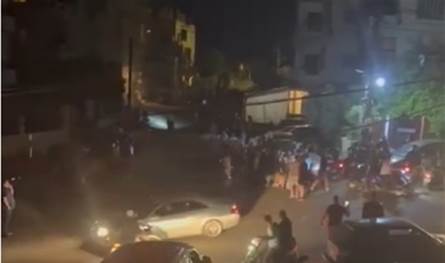 الإشكال تجدّد... إلقاء قنبلة واندلاع حريق في برجا (فيديو)