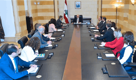 رئيس الحكومة استقبل وفدا من "معهد الشرق الأوسط - واشنطن" 