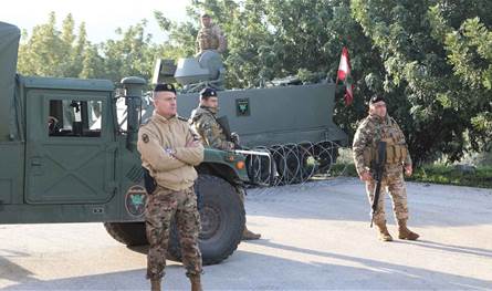الجيش: توقيف 24 شخصًا في مناطق مختلفة ضمن إطار التدابير الأمنية