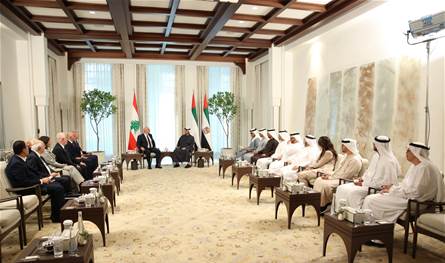 في بيان مشترك.. هذا ما تم الاتفاق عليه بين لبنان والامارات