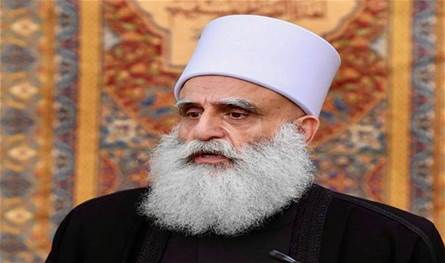 أبي المنى اتصل بشيوخ العقل في سوريا معزياً: ندعو الدول العربية والاسلامية والعالم لتحمّل المسؤولية