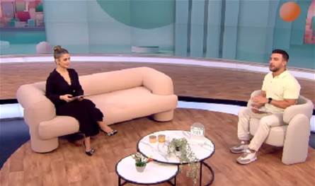 ممثلة لبنانيّة تنضم إلى الـ&quot;ال بي سي&quot;... أصبحت مُذيعة في البرنامج الصباحيّ (فيديو)