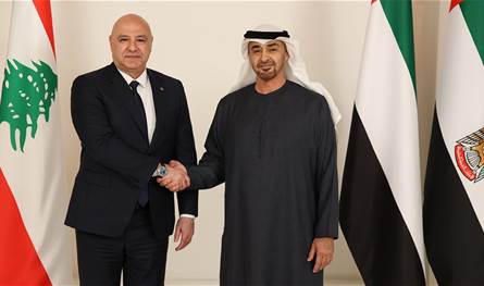 عون في اتصال شكر مع رئيس الامارات: نتطلع الى مزيد من التعاون المثمر بين البلدين