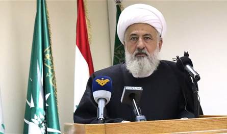 الشيخ الخطيب من قم الايرانية: نطالبكم بالمزيد من التعاون والعناية بلبنان الجريح