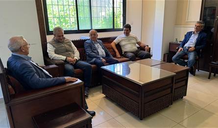 سعد إستقبل مصطفى حجازي المرشح لرئاسة بلدية صيدا