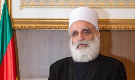 شيخ العقل: لتهدئة الخواطر ونبذ السجالات المذهبية