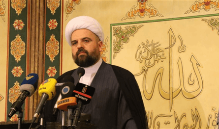 المفتي قبلان: الحل بدولة تبدأ من إغاثة الجنوب