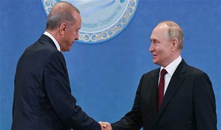 أردوغان يؤكد لبوتين استعداد بلاده لاستضافة المفاوضات بين روسيا وأوكرانيا