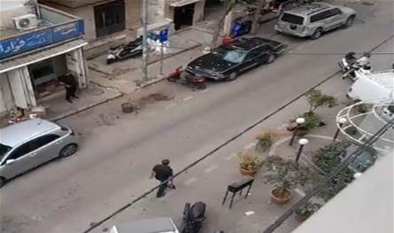 فيديو من عين الرمانة... إطلاق نار وسقوط جريح