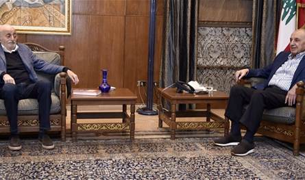 بري يلتقي جنبلاط في عين التينة