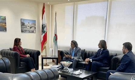 وزيرة الرياضة بحثت ورئيس المركز الدولي للأمن الرياضي سبل التعاون