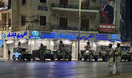 انتشار أمني واسع ودوريات للجيش في طرابلس