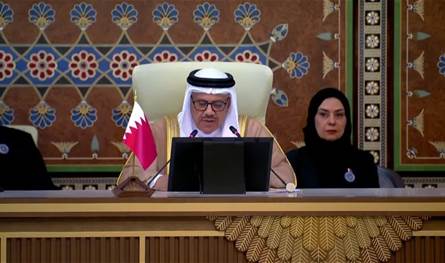 وزير الخارجية البحرينيّة: نؤكد دعمنا لخطة التعافي المبكر لإعادة إعمار غزة