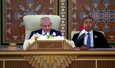 الرئيس العراقي: شبح الحرب يُهدّد الأمن والاستقرار في المنطقة