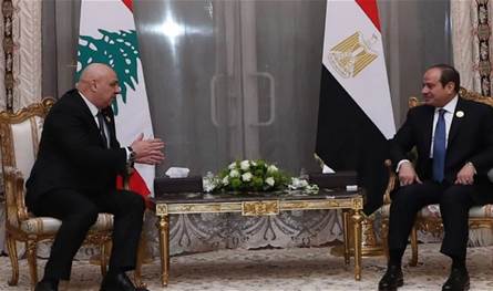 عون الى مصر للقاء السيسي.. وسوريا تطالب بحل ملف السوريين الموقوفين في لبنان