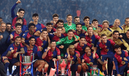 معلومات صادمة.. هل سيتم سحب لقب الدوري من برشلونة؟
