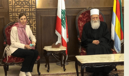 شيخ العقل التقى وزير الثقافة وقنصل مصر ووفدا عسكريا ايطالياً وزوّارا