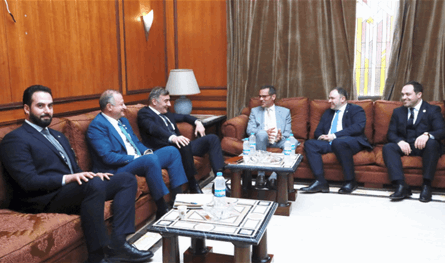 علامة يلتقي مسؤولين في جورجيا لبحث سبل تفعيل التعاون الثنائي