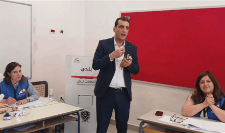  قائمقام حاصبيا جال في مراكز اقتراع القضاء وتابع مجريات العملية الانتخابية
