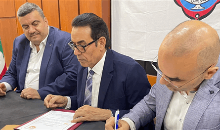 توقيع بروتوكول تعاون بين اتحاد نقابات العمال شمالا والنقابة العامة المصرية