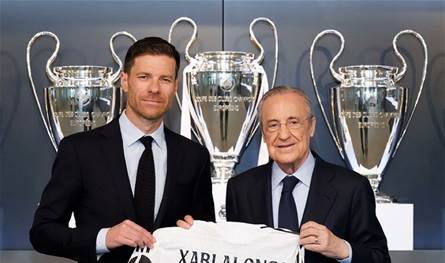 بالفيديو: تشابي ألونسو مدربًا لريال مدريد حتى 2028