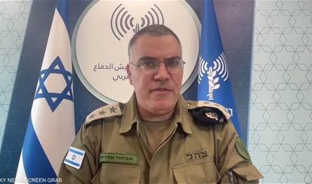 أدرعي: هاجمنا مواقع عسكرية وبنى تحتية لحزب الله في لبنان