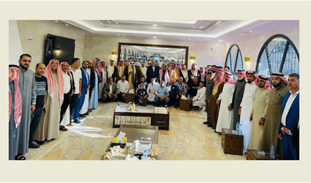 النائب سليمان التقى وفدا من مشايخ ووجهاء عشائر سوريا
