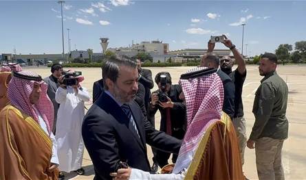 برفقة وفدٍ إقتصاديّ... وزير الخارجية السعودية في دمشق