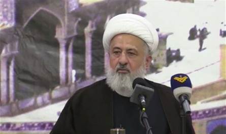 الخطيب: نحذّر ابناءنا من استعمال السلاح لانه ليس للداخل بل لمحاربة العدو