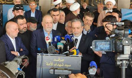 كلام مؤثر جدًا... هذا ما قاله مسؤول إيراني عن نصرالله من أمام ضريحه!