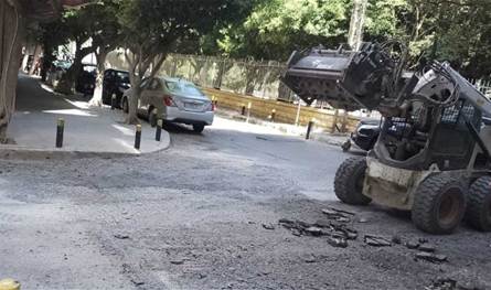 &quot;الزفت&quot; يدخل المناطق