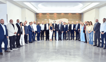 جعجع التقى المجلس البلدي لبلدة الكحالة