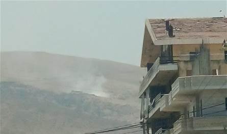 حريق في جبل المصنع